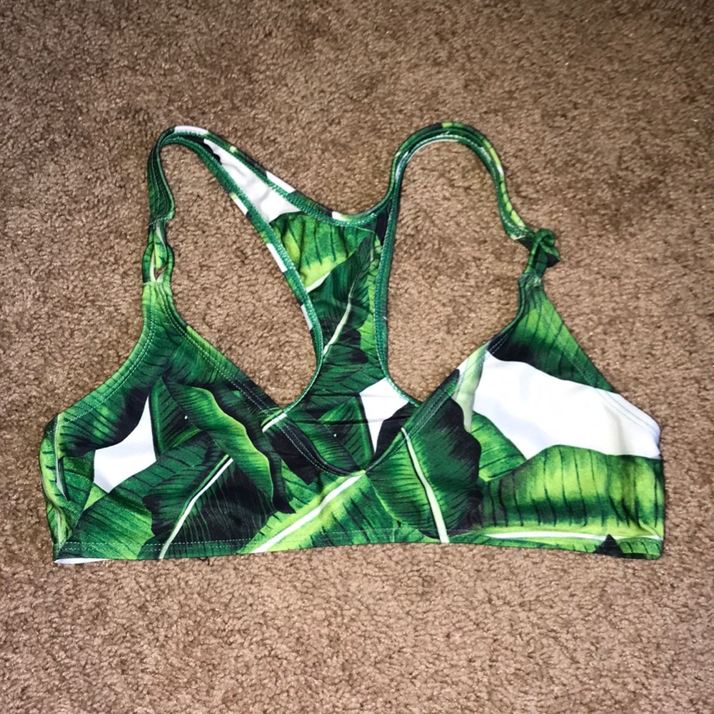 leaf bikini top